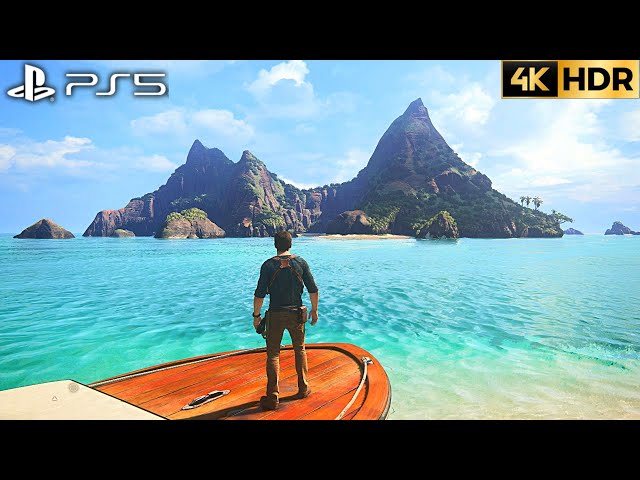 Uncharted 4: A Thief's End (PS5) 4K HDR Gameplay Chapter 12: At Sea