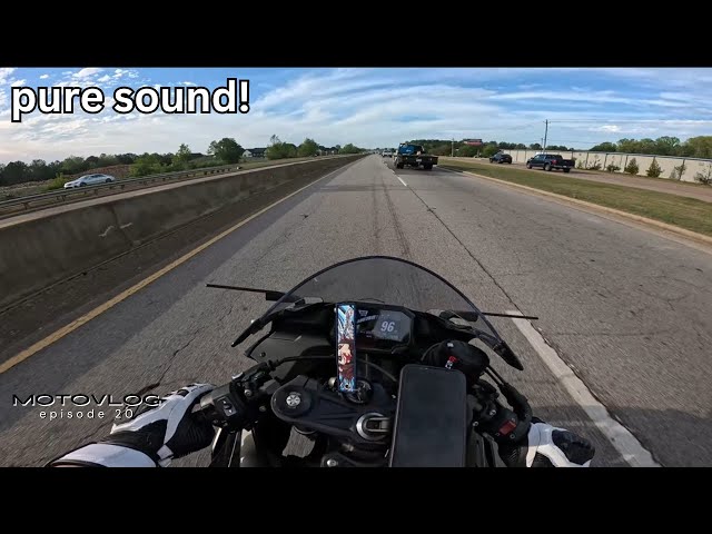 Kawasaki ZX6R ride home (Pure Sound)