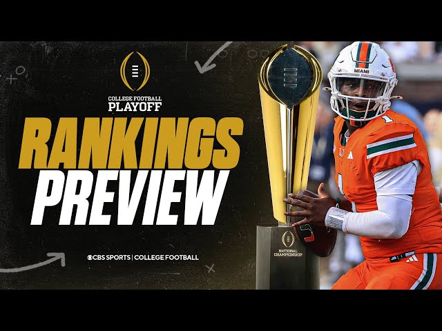 College Football Playoff Rankings PROJECTIONS: How far will Miami fall after upset loss?