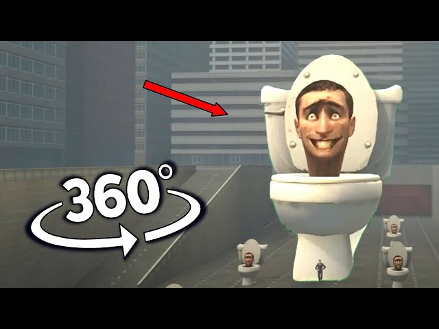 Skibidi Toilet Finding Challenge But it's 360 VR video