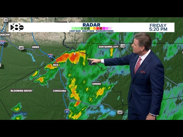 DFW weather: Storms heading into the area on Friday