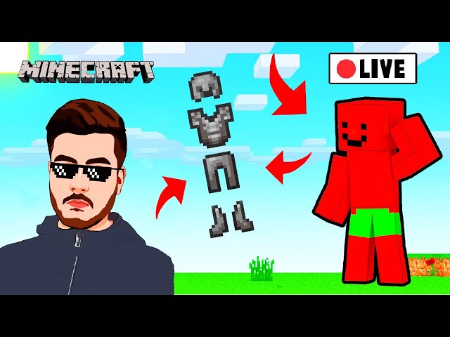 🔥 GOD ARMOUR in Minecraft LIVE 🔴 | Hitesh KS Live