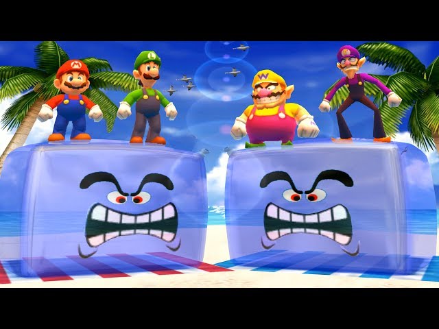 Mario Party: The Top 100 Minigames - Mario Vs Luigi Vs Wario Vs Waluigi