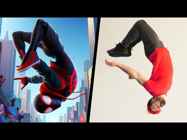 Spider-Man: Into the Spider-Verse Stunts In Real Life