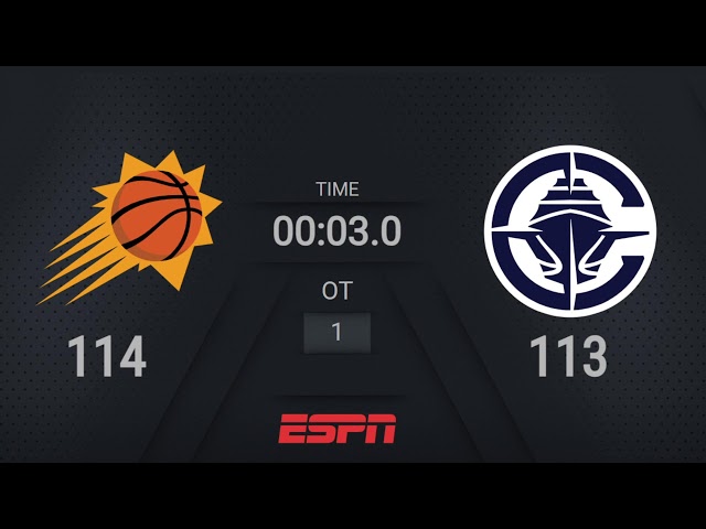 Phoenix Suns vs. Los Angeles Clippers  Live Scoreboard | 2024 Kia NBA Tip-Off