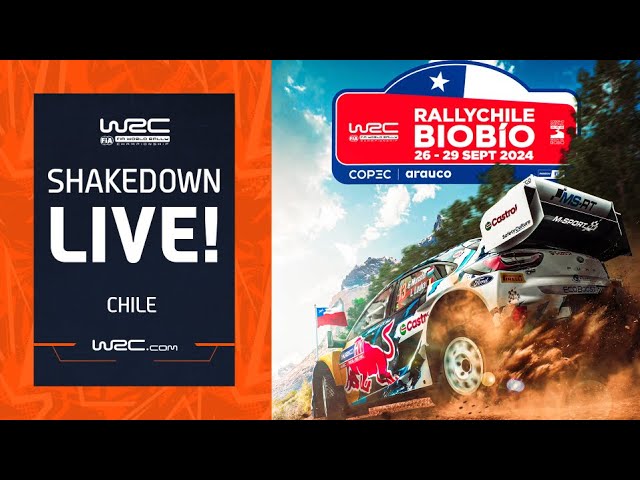 🔴 Shakedown LIVE | WRC Rally Chile Bio Bío 2024