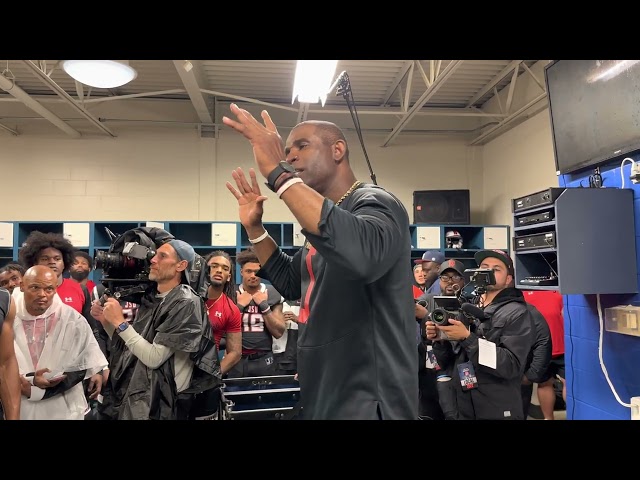 Deion Sanders Post Game Speech vs Southern