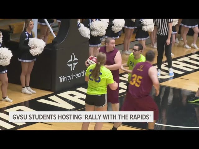 GVSU students hosting 'Rally with the Rapids'