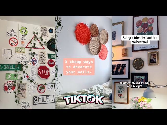 DIY Wall decor ideas Tiktok compilation ✨ 💡