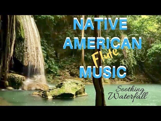 Native American Flute Music: vid1003tha, Waterfall and Rain Sounds: Relaxing, Meditation, Music