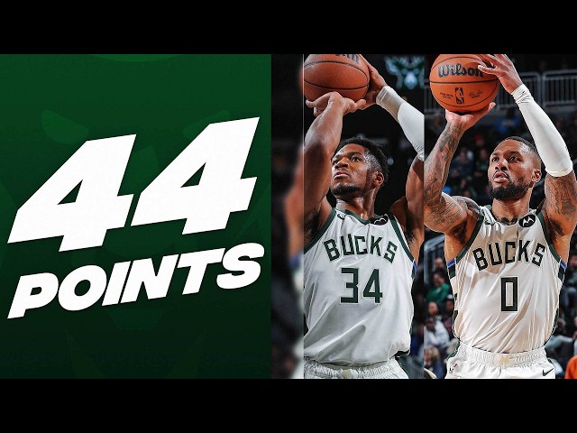 Giannis Antetokounmpo & Damian Lillard Lead The Bucks To The #NBAPreseason W! 🔥| October 14, 2024