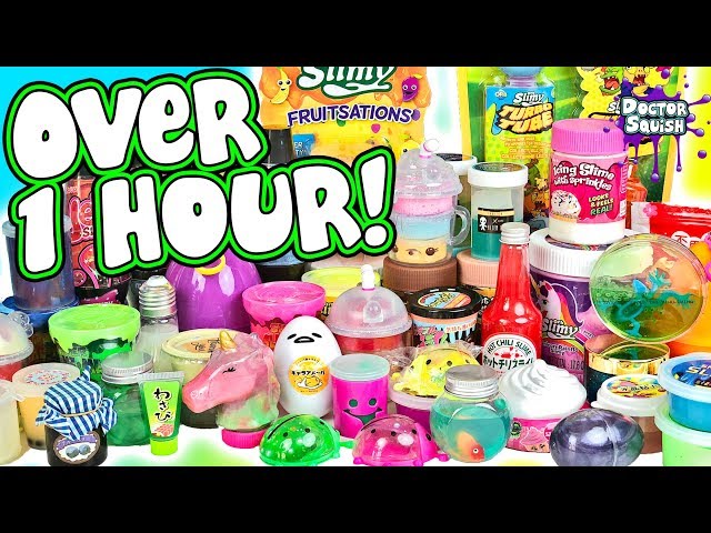 OVER 1 HOUR Of Slime Mixing!!