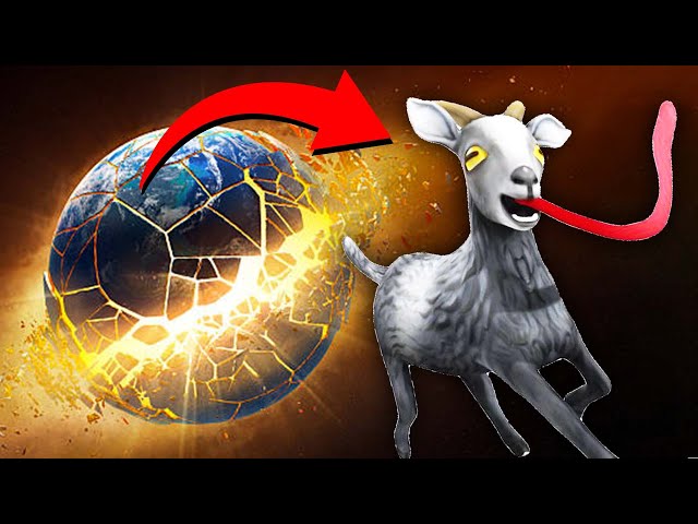 I accidentally BLEW UP EARTH in Goat Simulator Remastered!