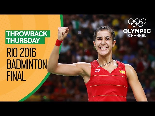 Carolina Marin (ESP) v P.V. Sindhu (IND)- Women's Badminton Final Rio 2016 | Throwback Thursday