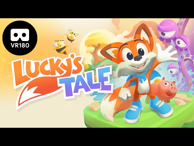 Lucky's Tale- PSVR VR180 3D gameplay