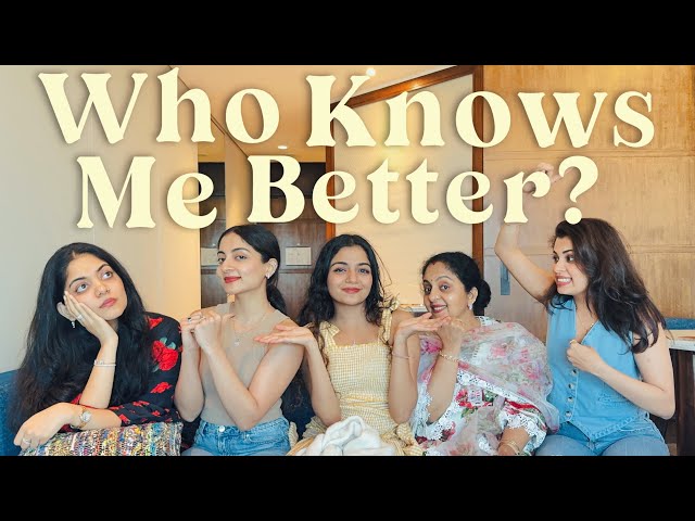 Who Knows Me Better ft.Mom & Sisters | Hansika Krishna Ahaana Krishna Diya Krishna Ishaani Krishna