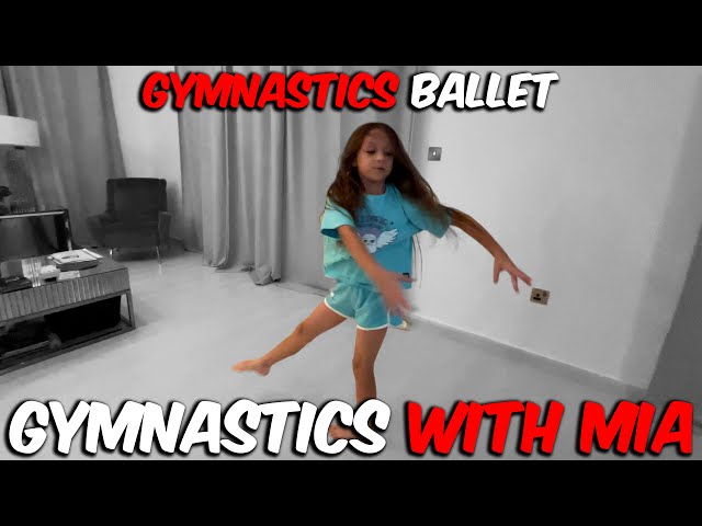 Combining ballet and gymnastics moves