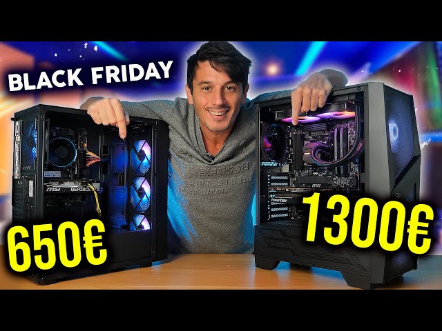 ¡Jugar en PC es MÁS BARATO! 💻 2 PC Gaming PERFECTOS para BLACK FRIDAY 2024 🖤