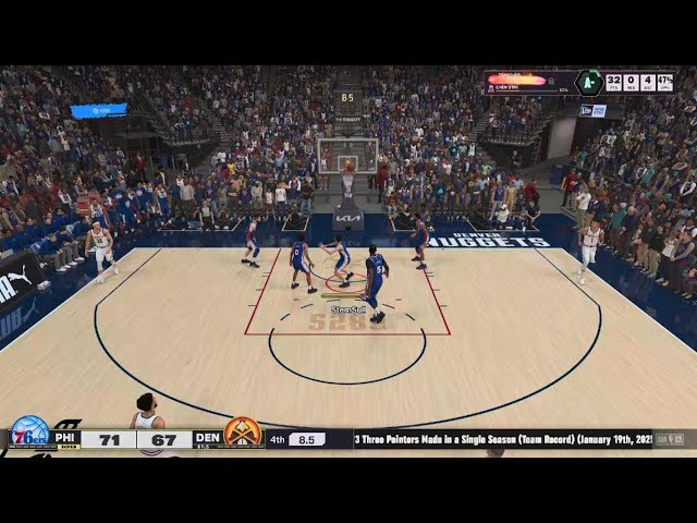 NBA 2K25 - Typical Jokic One Footed Three