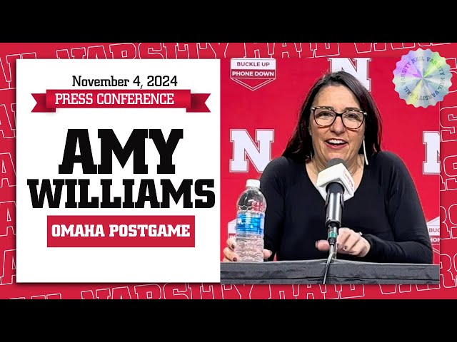 Amy Williams Huskers Dominate In Season Debut | Nebraska Basketball Press Conference