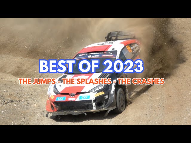 Best of WRC 2023 | Rally Highlights | The Jumps, The Splashes, The Crashes | Flat-Out Action