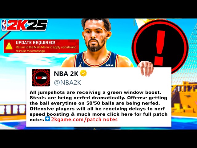 NBA 2K25 SHOOTING PATCH 3 UPDATE Proves Mike Wang Doesn’t CARE! Patch notes..