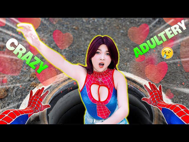 How I Ecaspe Crazy SPIDER-GIRL ADULTERY in LOVE??? 💘 (Romantic Love Spiderman in Real Life POV)