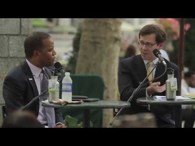 Bryant Park Reading Room: John Hope Bryant and Dan Hanson