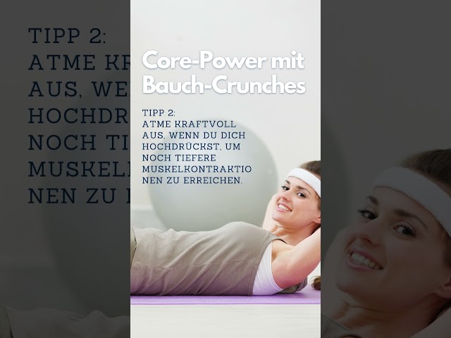 Core Power mit Bauch Crunches bauchcrunches #fitnessjourney