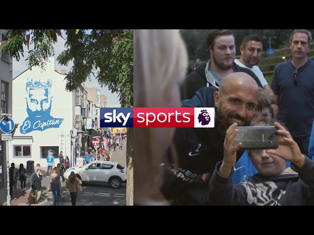 Sky Sports Ident 2017; Bruno Saltor Mural Brighton