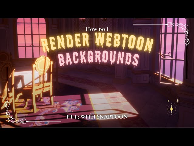 Webtoon Render Tutorial PT 1/2 : (Shade) Backgrounds