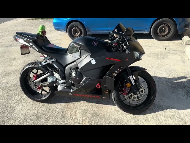 CBR600rr flaming Dyno Tune