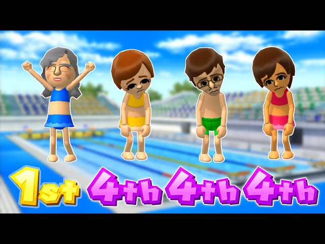 Wii Party U Minigames - Joana's Vs Rie Vs William Vs Susie (Master Difficulty)