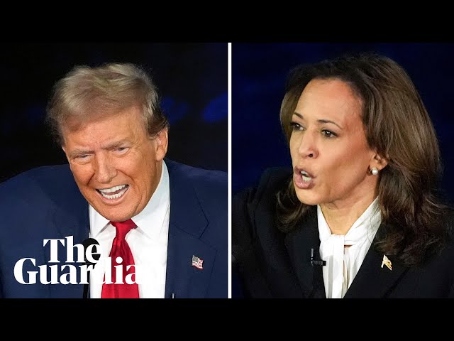 Harris v Trump: highlights of the US presidential election debate