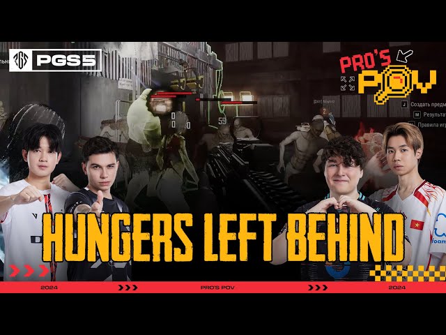 Pro's POV: Can PUBG pros clear Hungers Left Behind? l PUBG Esports