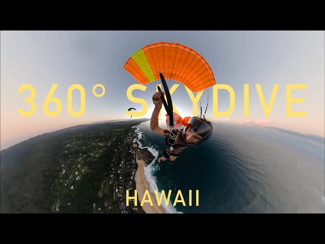 Skydive into paradise with me | 360 Degree Skydiving Experience