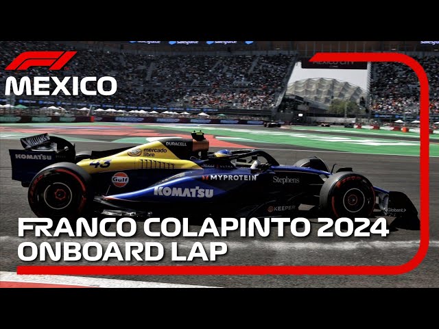 Franco Colapinto 2024 Onboard Lap | Mexico GP | #assettocorsa