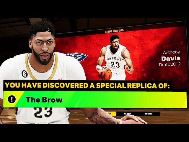 How to Make RARE Replica "The Brow" Build in NBA 2K23