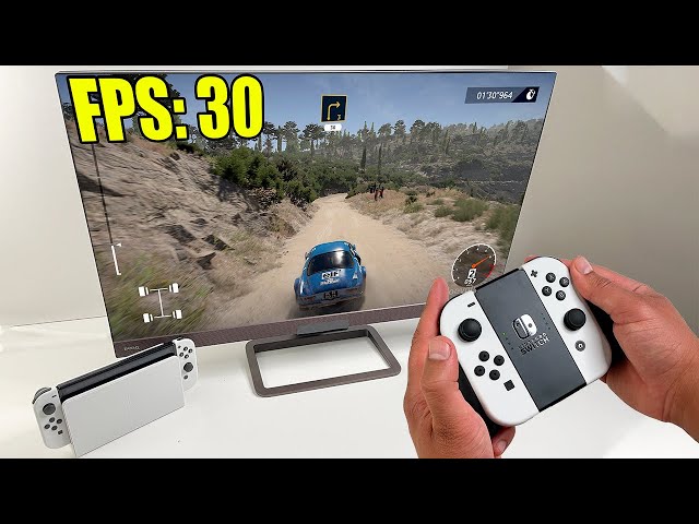 WRC 10 Nintendo Switch FPS Test and Gameplay