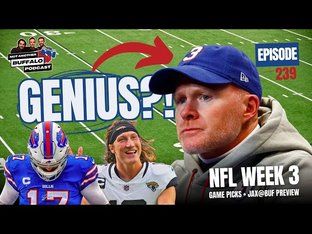 McDermott’s Masterclass, Jags Preview, Wk 3 Game Picks | Not Another Buffalo Podcast