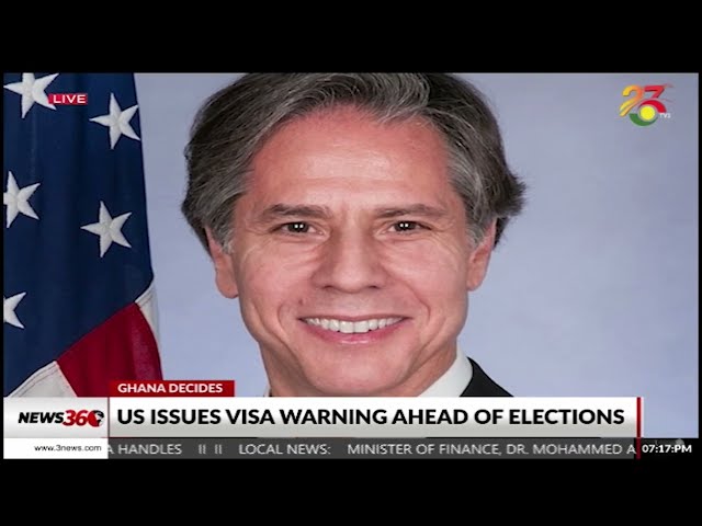 Latest on Bawku conflict as U.S. restricts visa to politicians ahead of elections ||News360 on TV3