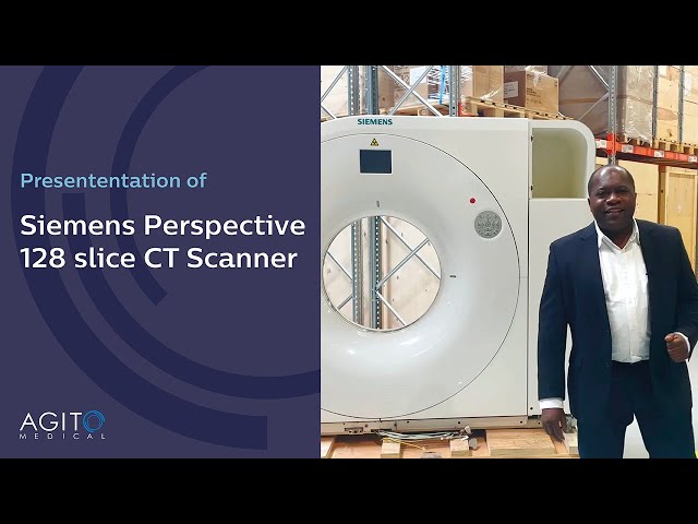 Video presentation of Siemens Perspective 128 slice CT scanner