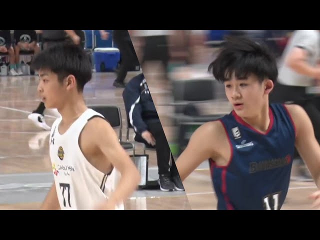 【世代屈指のシュート力、U15エースのぶつかり合い】加藤駿 (宇都宮U15 #77) vs 佐藤凪(横浜BC U15 #11) (2023.01.06 | Jr.ウインターカップ 男子準々決勝）