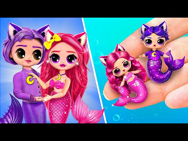 CATNAP's FAMILY: The Little Mermaid Growing Up! 32 Smiling Critters DIYs for Dolls