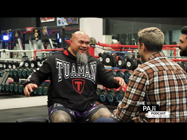 David Tua says "Yes please" to the winner of Jake Paul vs Mike Tyson on The Paji Podcast Episode # 1