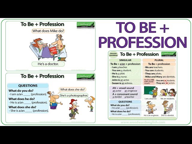 TO BE + Profession in English | Learn English TO BE | Basic English Lesson | What do YOU do?