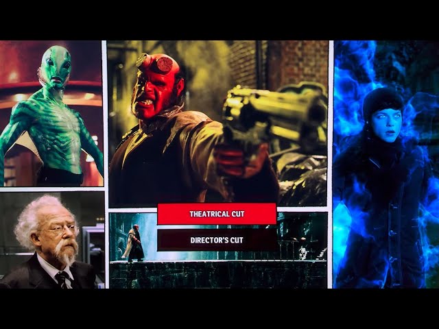 HELLBOY (2004) 4K Ultra HD Movie Menu presentation