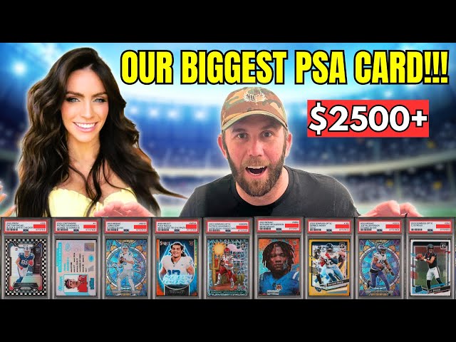 WE SENT OUR BIGGEST CARD TO PSA! SHOCKING PSA GRADE REVEAL