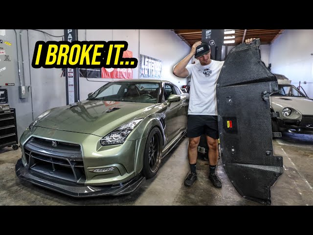 Breaking My $4000 Varis GTR Bumper.. | WRX gets Carbon Fiber Steering Wheel!