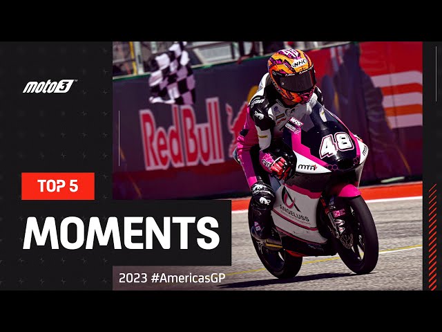 Top 5 Moto3™ Moments! 🤯 | 2023 #AmericasGP